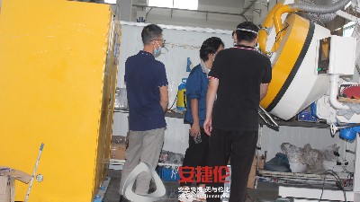 密封件骨架滾噴機噴涂—浙江客戶到訪安捷倫打樣測試